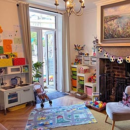 Indoor play area at Little Wildflowers Childminding in Brighouse